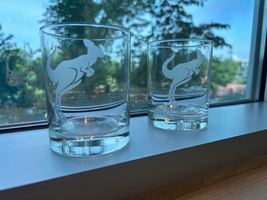 Kangaroo Rocks Glass Set