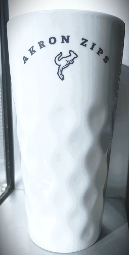 Ceramic Akron Zips Tumbler