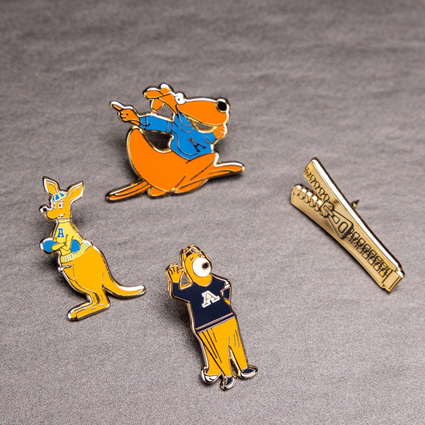 Then & Now Zippers Pin Set