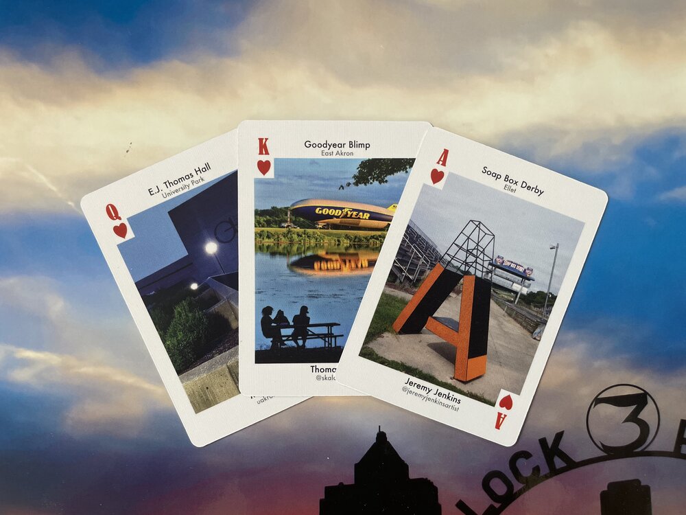 "Akron on Deck" Playing Cards